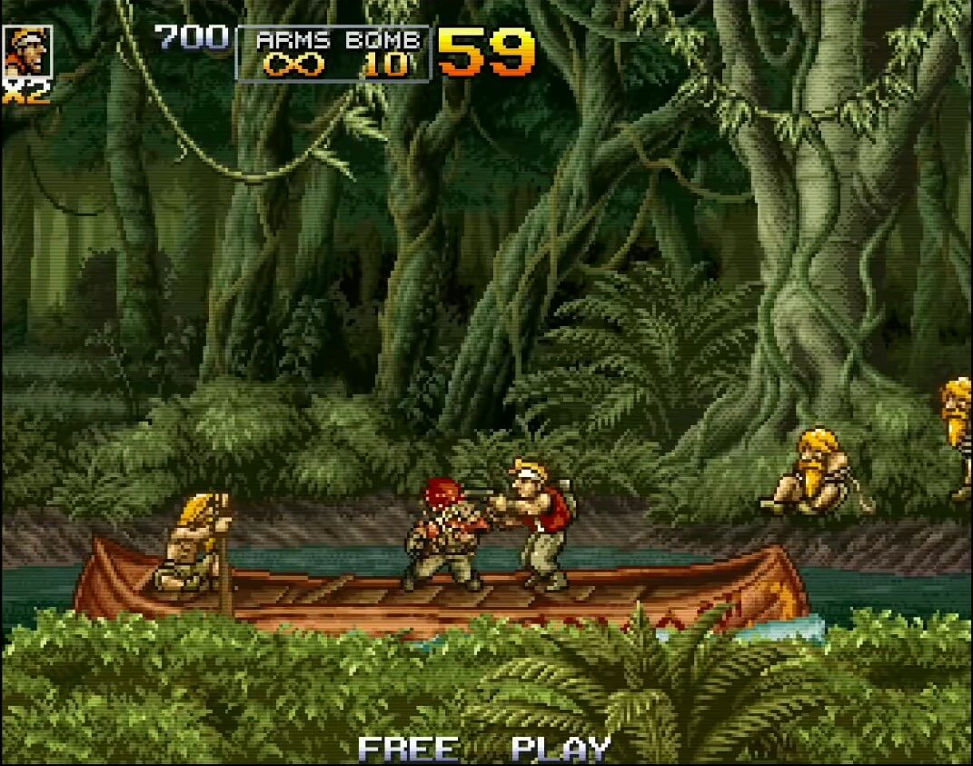 Metal Slug 5 - геймплей игры Arcade